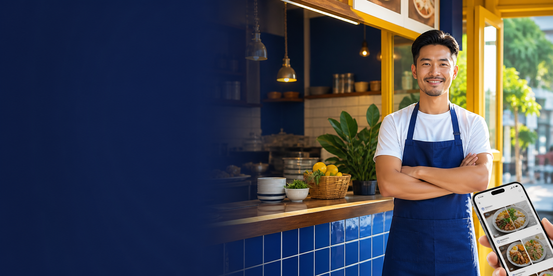 เจ้าของร้านอาหารพร้อมเปิดร้านกับ MISTER FAST